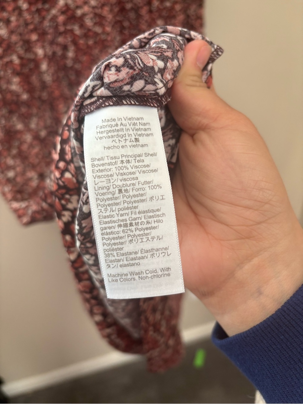 Madewell Zip-Front Flutter-Sleeve Midi Dress Daphne Floral Raisin Blush sz 10 CC - Picture 8 of 8